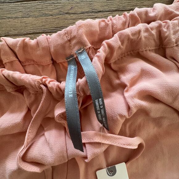 Anthropologie Lace-Trim Silky Pull-On Pants - Size XS - Picture 10 of 10